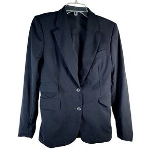 Gucci Vintage Black Blazer Wool Blend Size 38